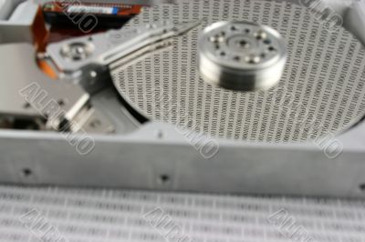 Hard disk - focus on the platter