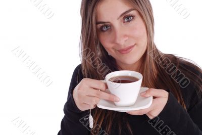 Girl with Tea