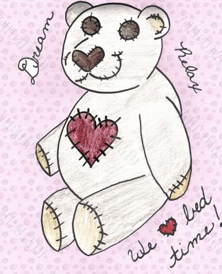 Bed Time Bear Illustration