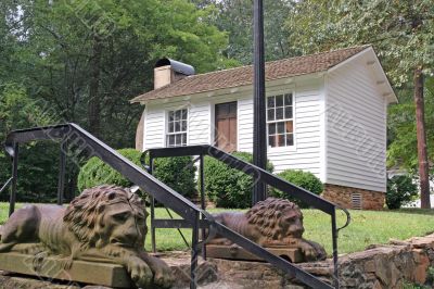 Lions Guarding Cottage