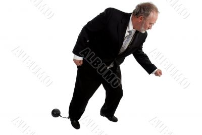 Ball and Chain Businessman
