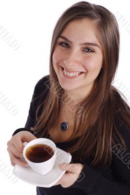 Girl with Tea