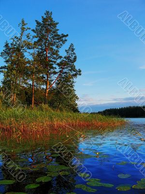 sunset lake