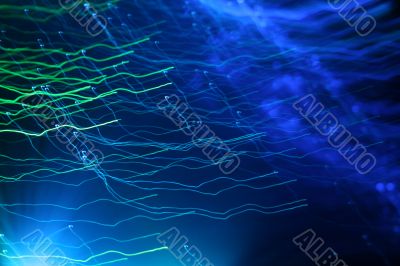 Abstract Backgrounds -Electric Blue