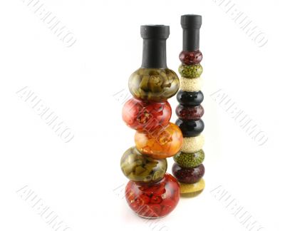 Bottles of spices