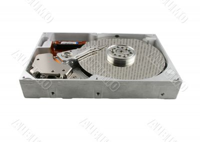Isoated hard disk - binary on platter