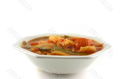 Pumpkin Stew Isolated