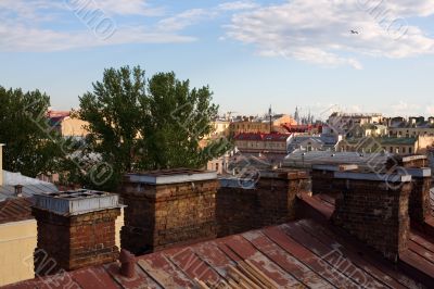 The upper world of Saint-Petersburg