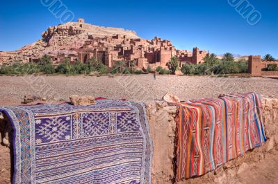 arabian carpet and castle