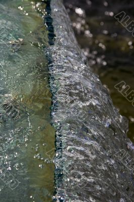 Water in fountain
