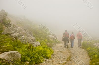 Hiking In The Fog