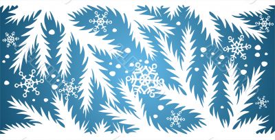 Blue snow background