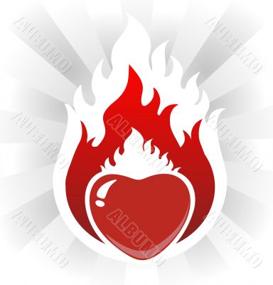 Flaring heart