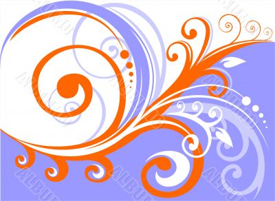 Violet decorative background