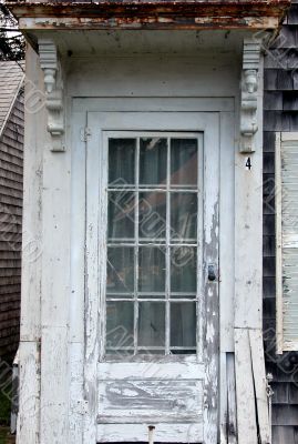 Old wooden door