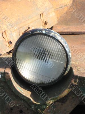 lamp -  detail from the old car