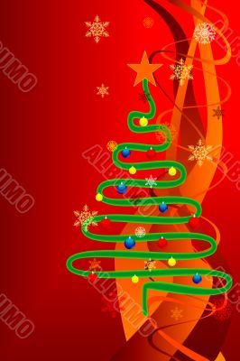 Grunge christmas background.