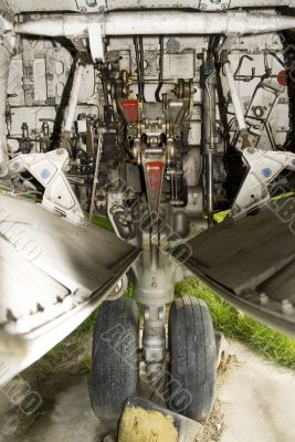 Wheel of an airplane