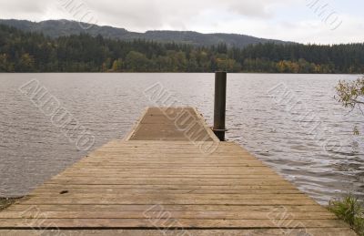 Pier Into Lake