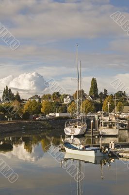 Sailboat and Clouds