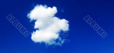 Blue sky and white clouds