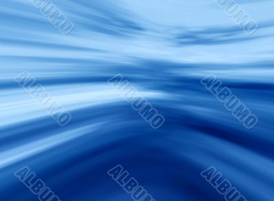 Abstraction blue background