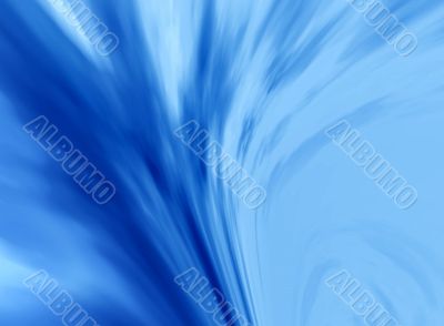 Abstraction blue background