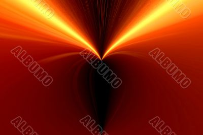Fiery abstract