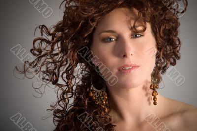 Autumn beauty portrait
