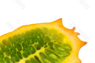 Kiwano isolated