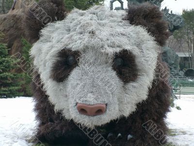 Mock-up of the bear of panda