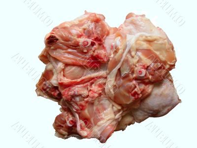 raw chiken meat