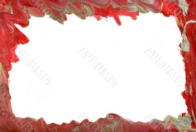 Border of Paint stokes