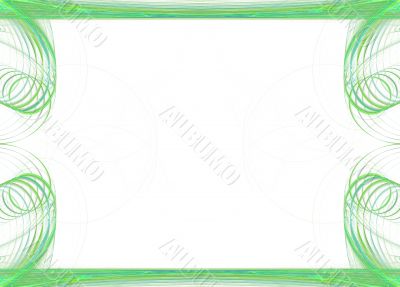 Border/Business Graphic - Circular Green
