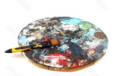 PaintBrush on a white Background