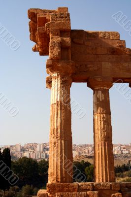 Ancient building in Agridjento