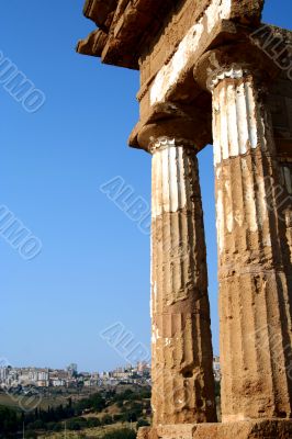 Ancient building in Agridjento