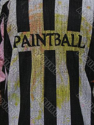 Paintball background - t-shirt through raster