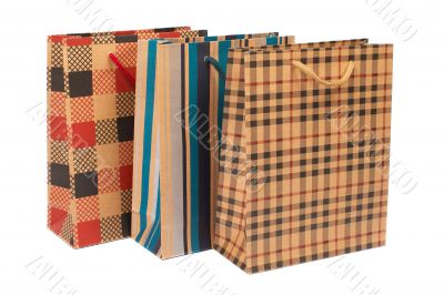 Three shopping bags