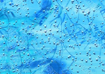 Blue artifical texture