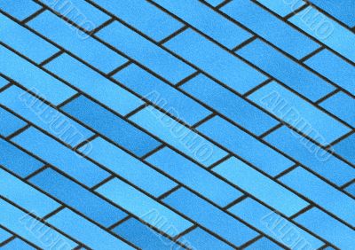 Blue brick texture