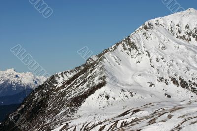 Snowy mountain