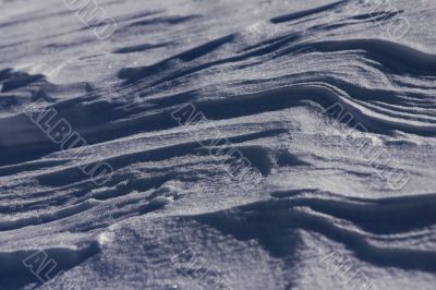 Snow close-up