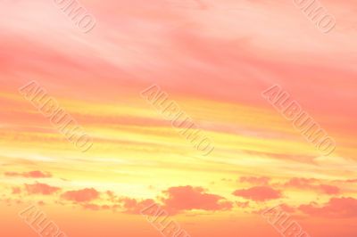 Pink sunrise