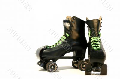 Black rollerskates