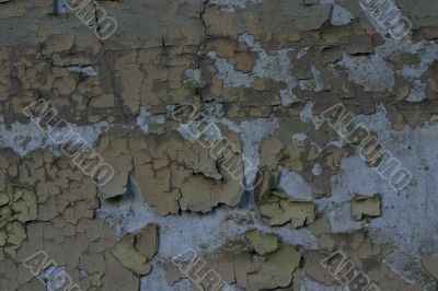 Old painted wall