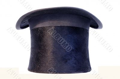 Black hat on white