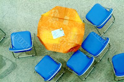 table and seat