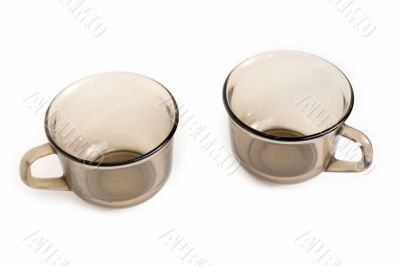 Two empty coffee cups