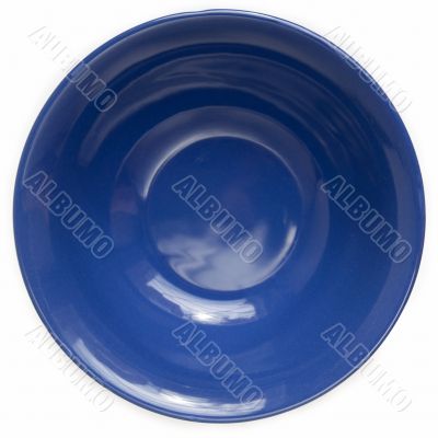Dark blue plate